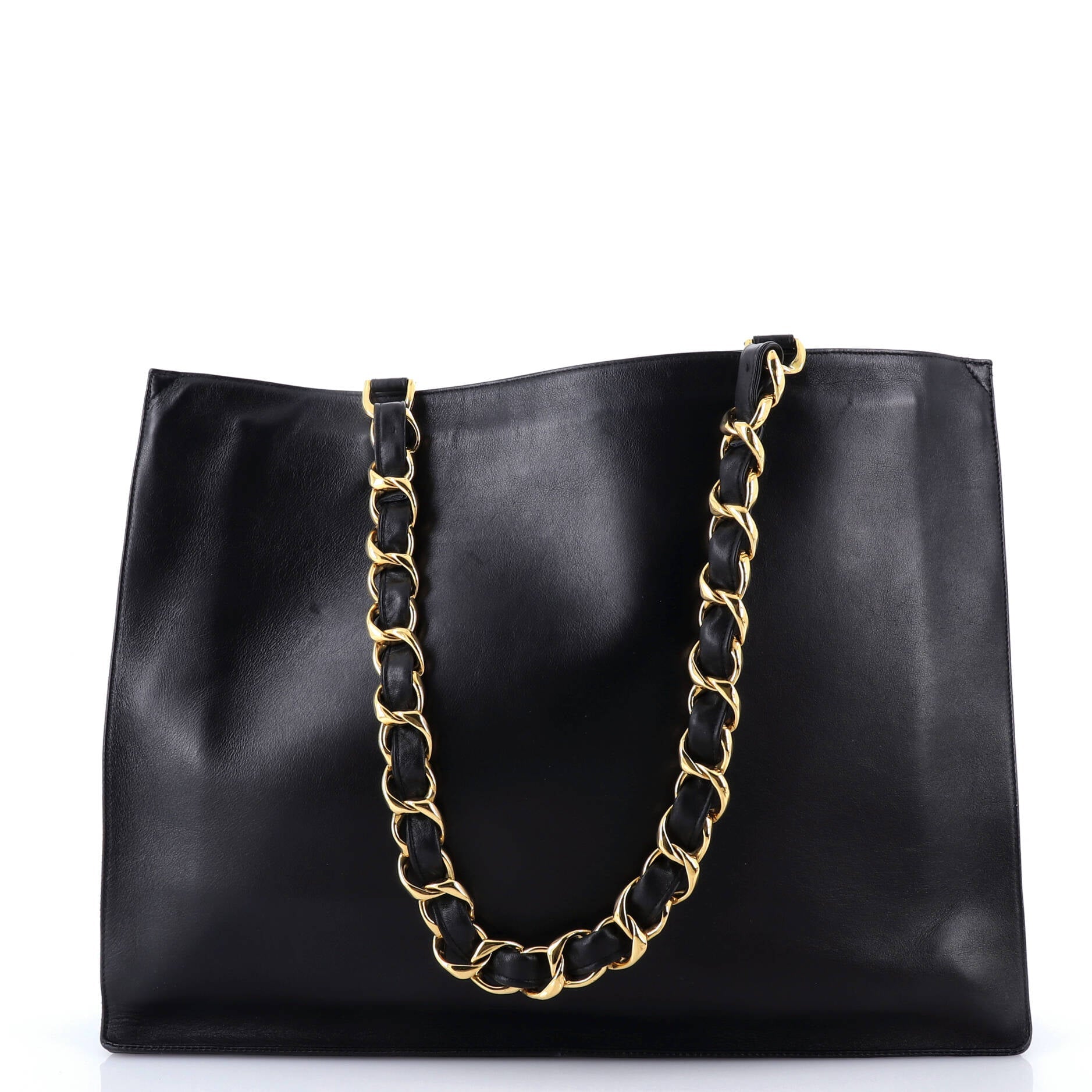 Vintage CC Chain Tote Lambskin XL