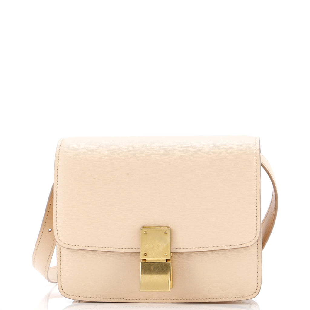 Classic Box Bag Grainy Leather Small