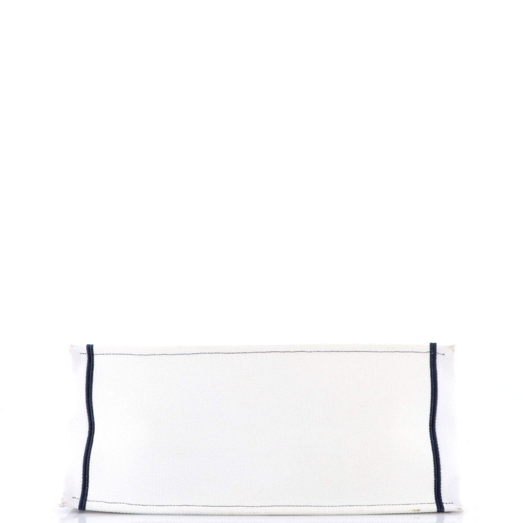Book Tote Embroidered Canvas Large