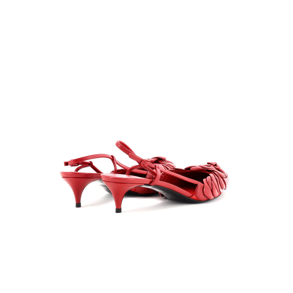 Women's Rose Slingback Pumps Leather