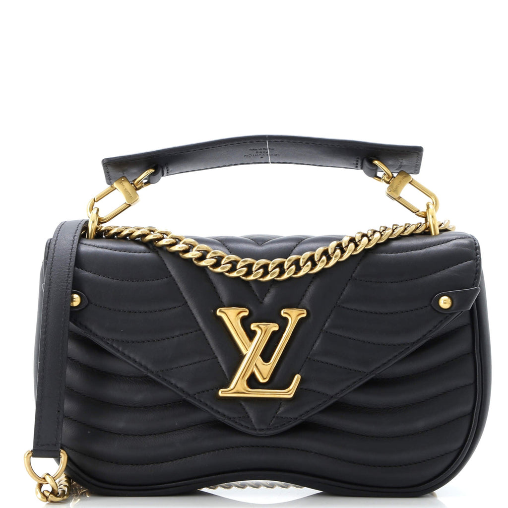 New Wave Chain Bag Quilted Leather MM