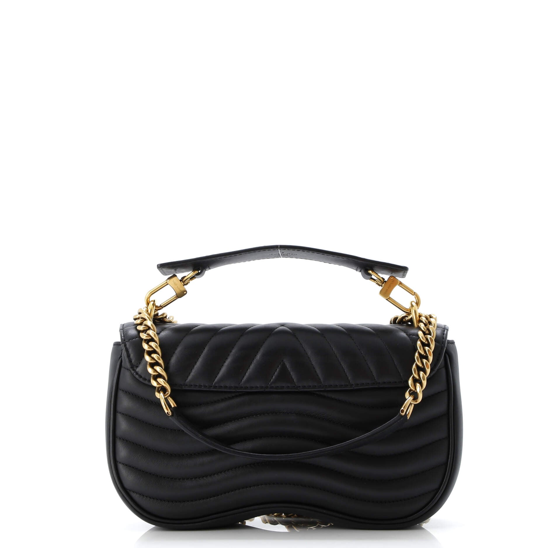 New Wave Chain Bag Quilted Leather MM
