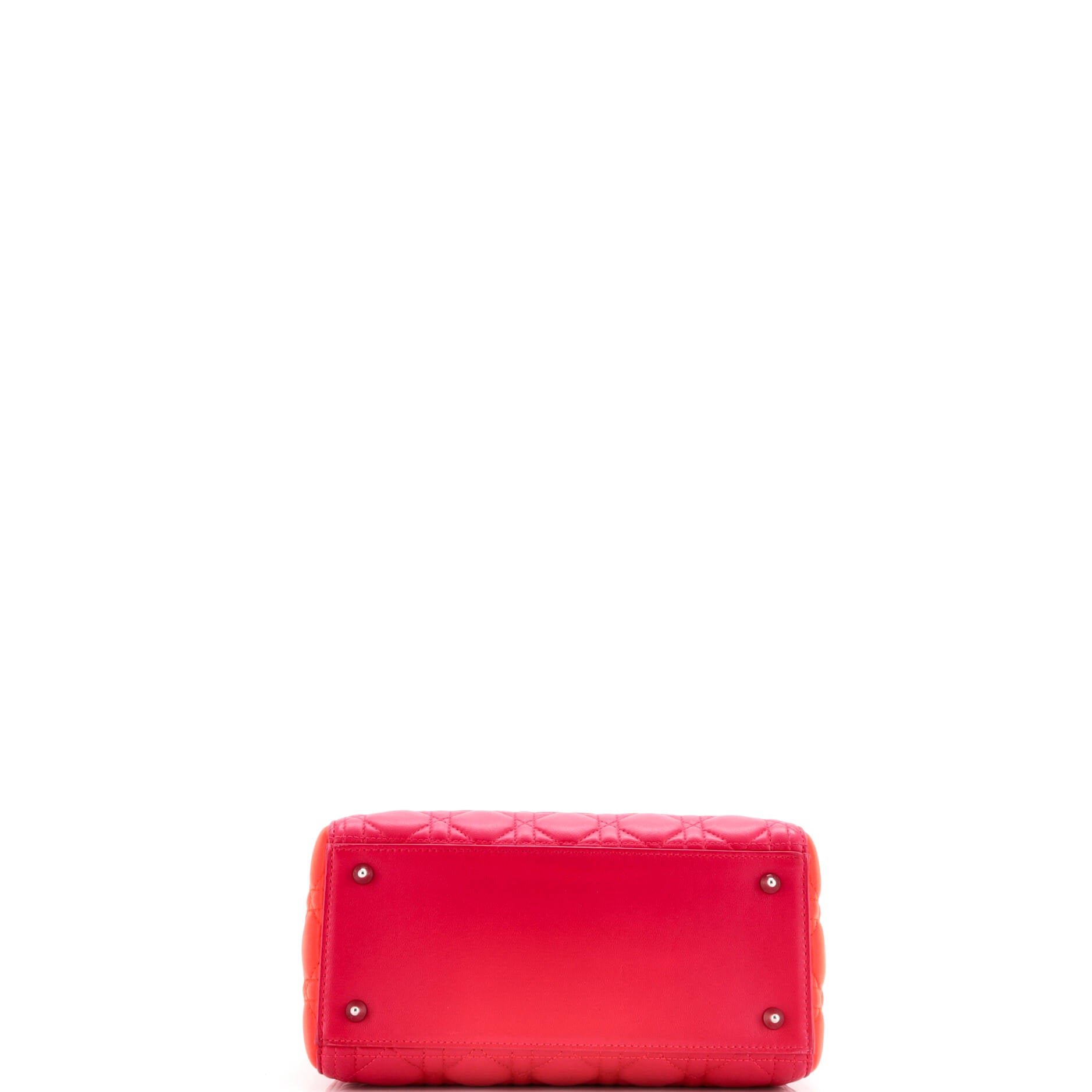 Tricolor Lady Dior Bag Cannage Quilt Lambskin Medium