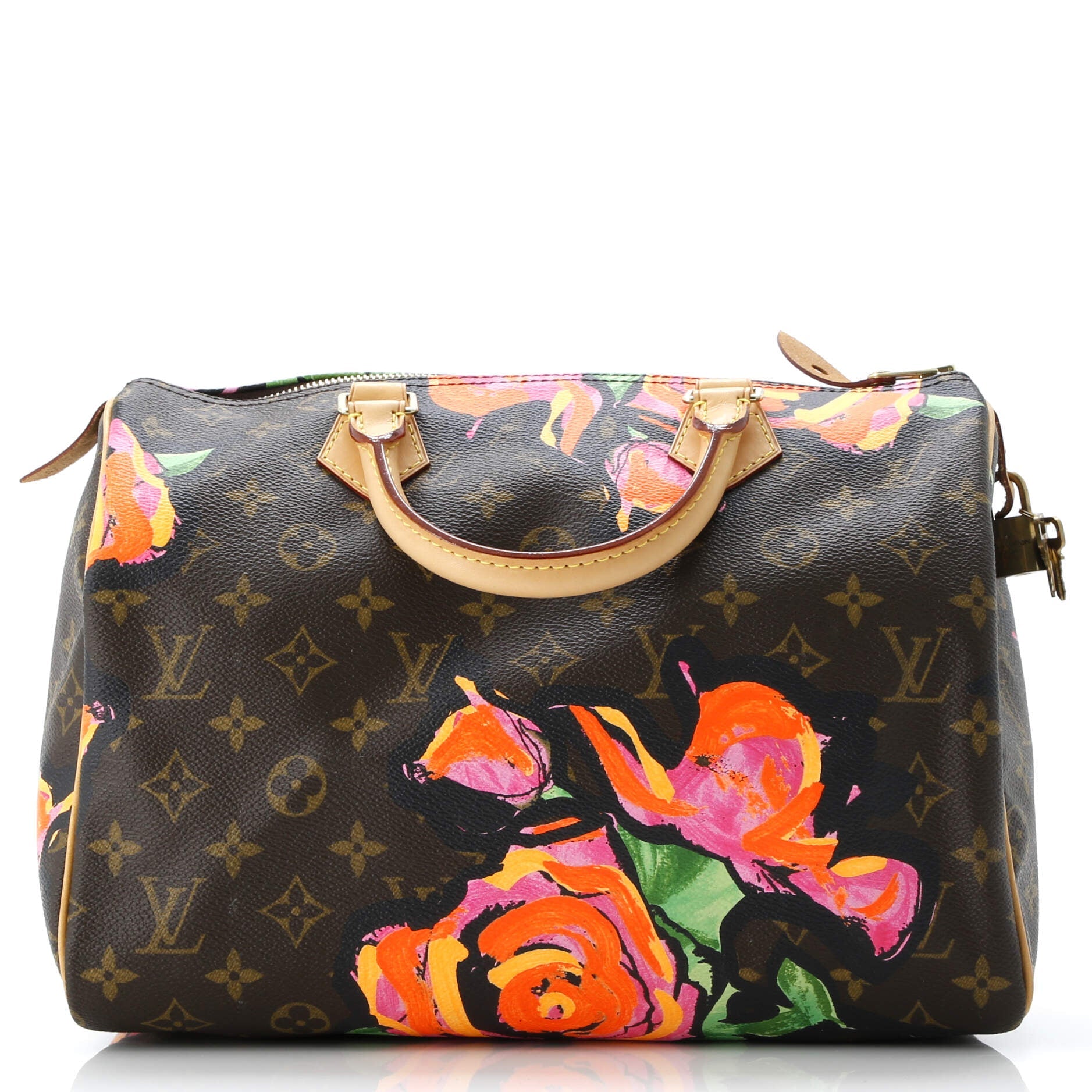 Speedy Handbag Limited Edition Monogram Roses 30