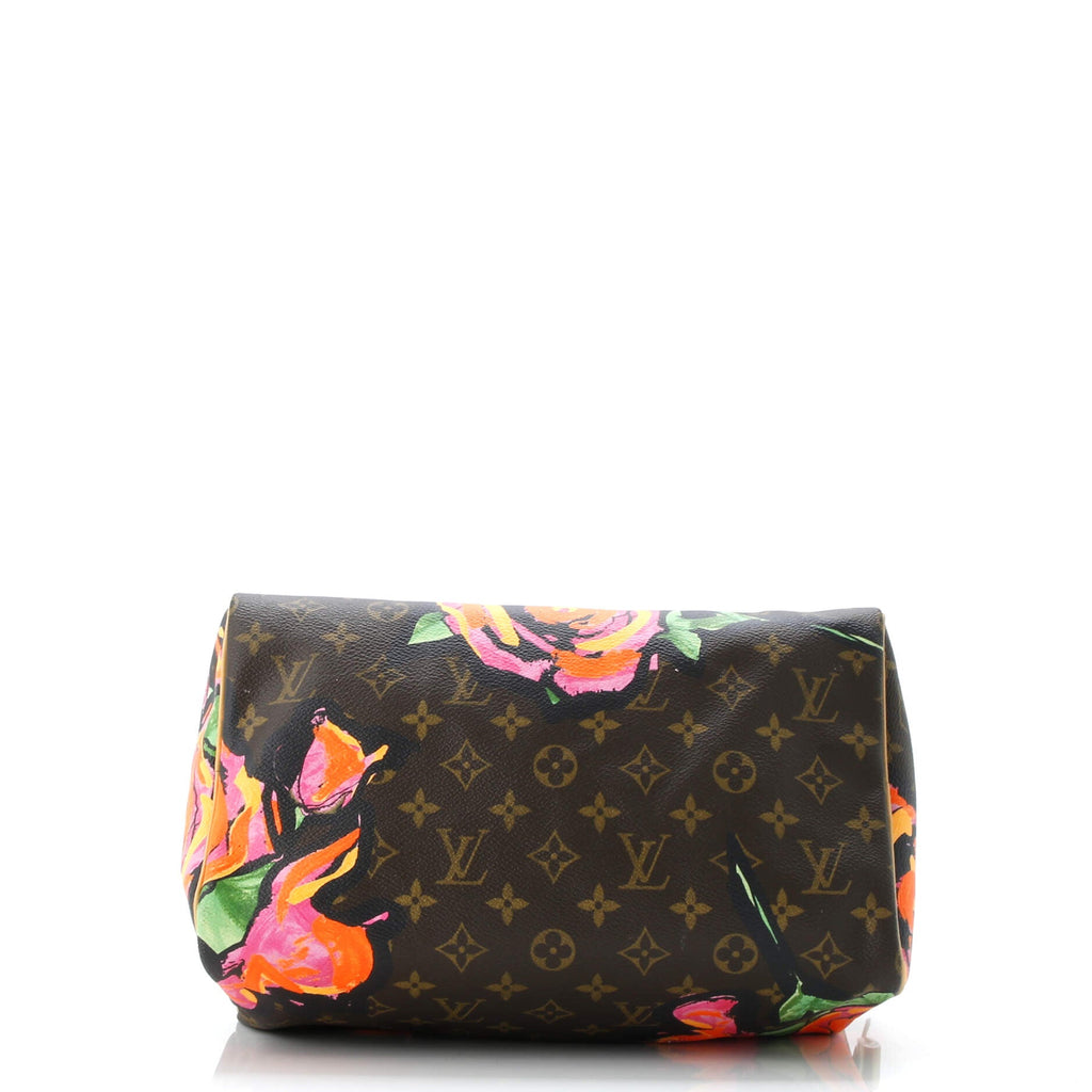 Speedy Handbag Limited Edition Monogram Roses 30