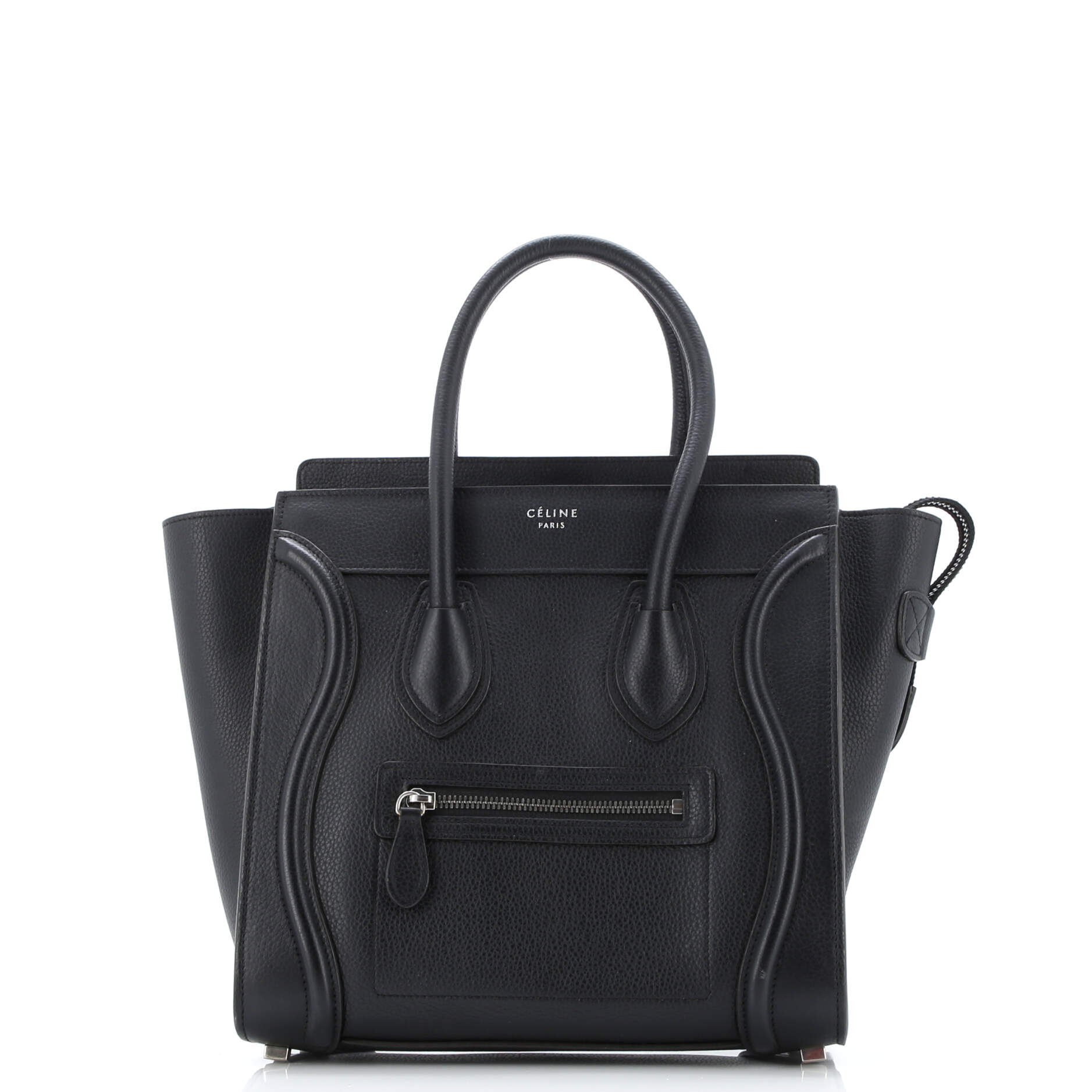 Luggage Bag Grainy Leather Micro