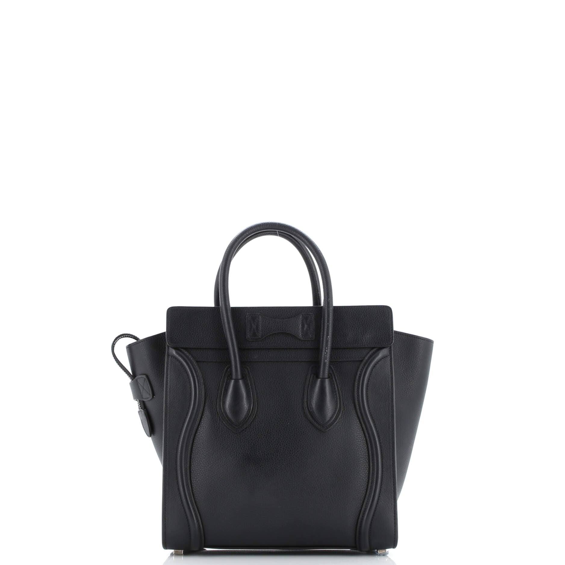 Luggage Bag Grainy Leather Micro