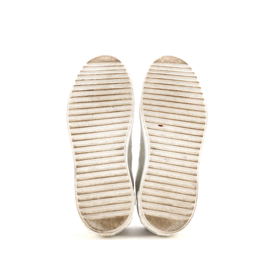 Women's Time Out Sneakers Monogram Embossed Leather with Monogram Canvas