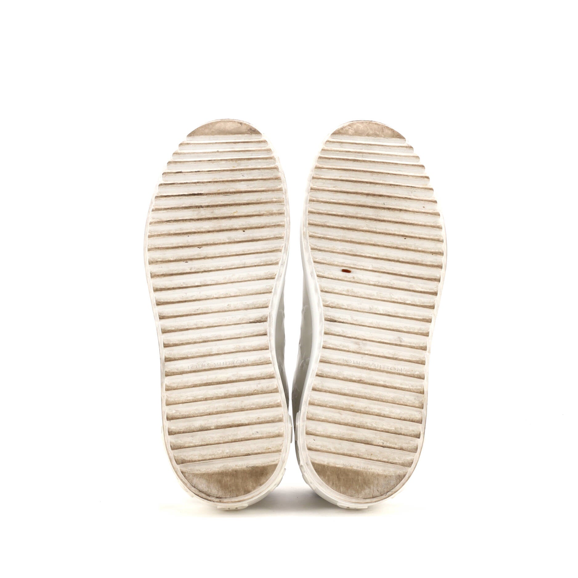 Women's Time Out Sneakers Monogram Embossed Leather with Monogram Canvas