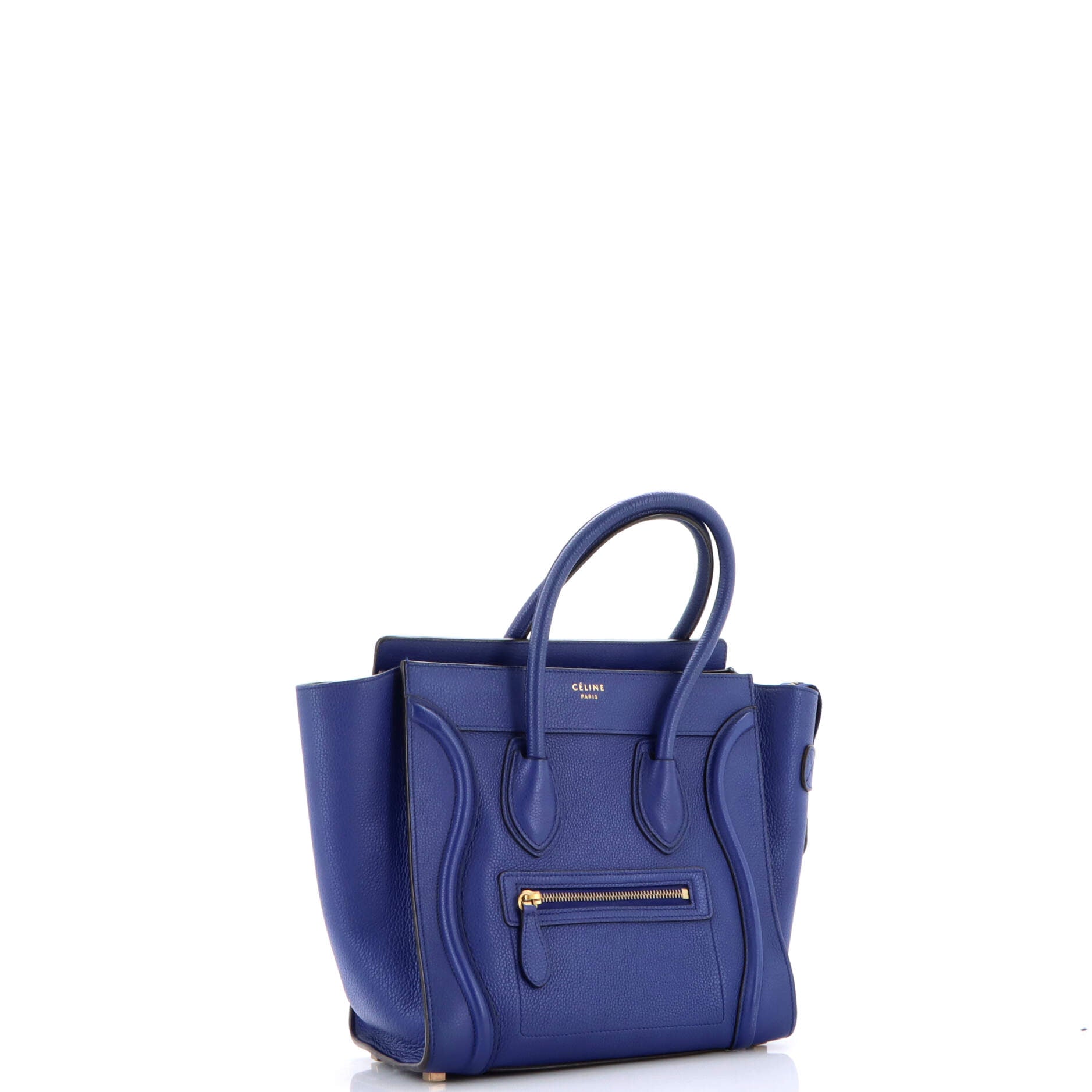 Luggage Bag Grainy Leather Micro
