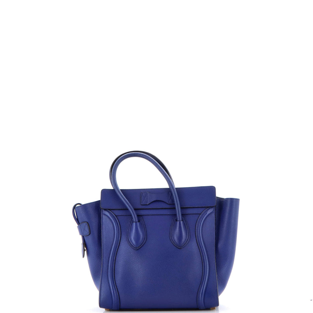 Luggage Bag Grainy Leather Micro