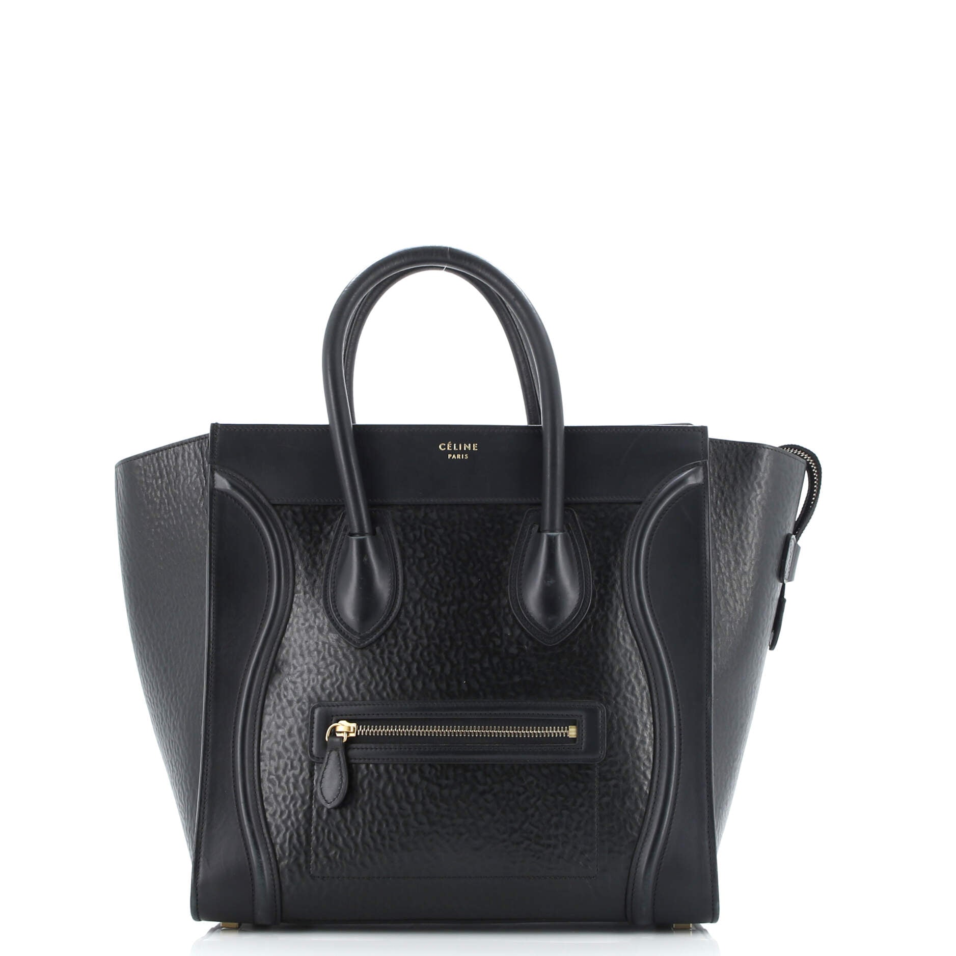 Luggage Bag Grainy Leather Mini