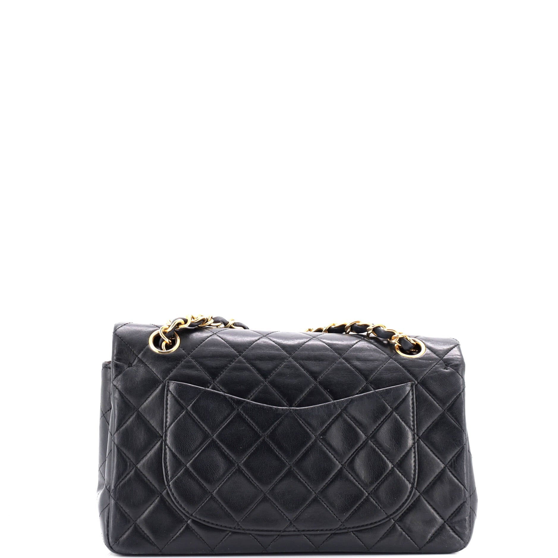 Vintage Classic Double Flap Bag Quilted Lambskin Medium