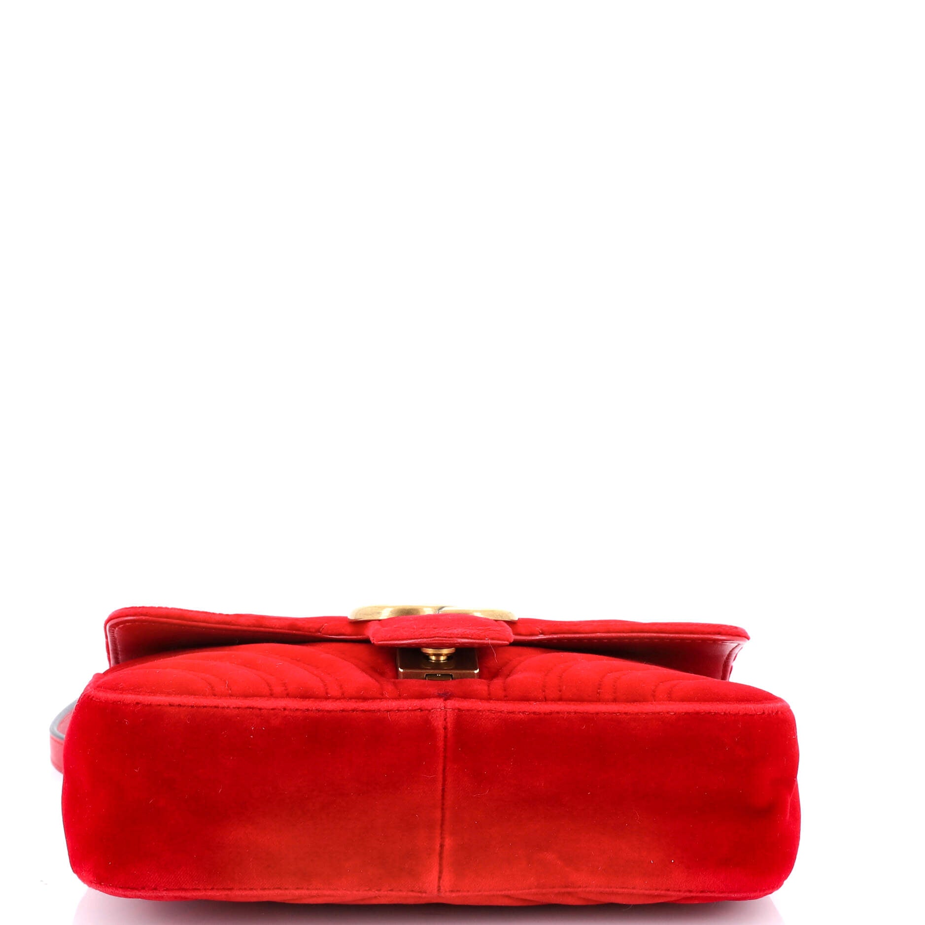 GG Marmont Flap Bag Matelasse Velvet Mini