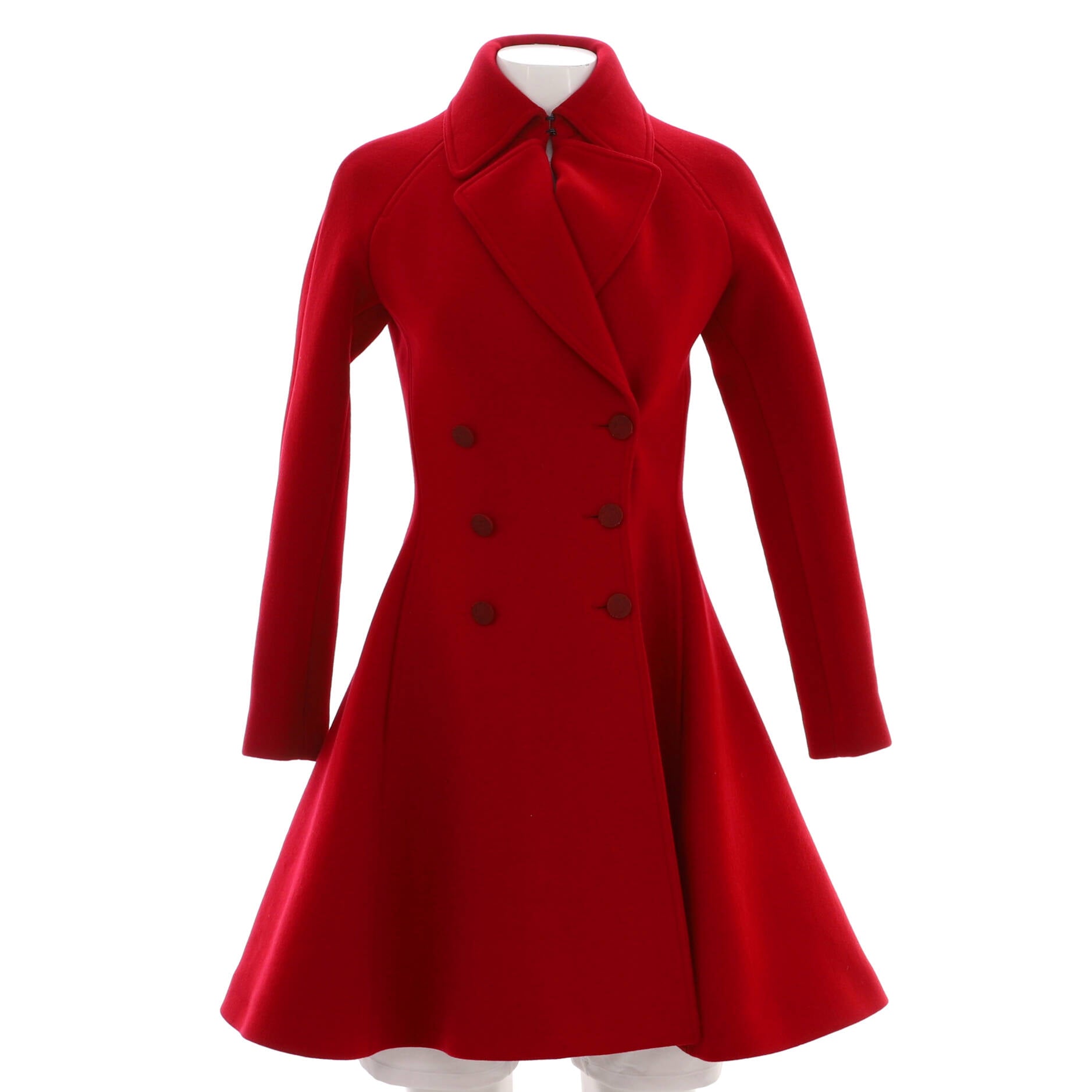 Women's Double Breasted Peacoat Wool
