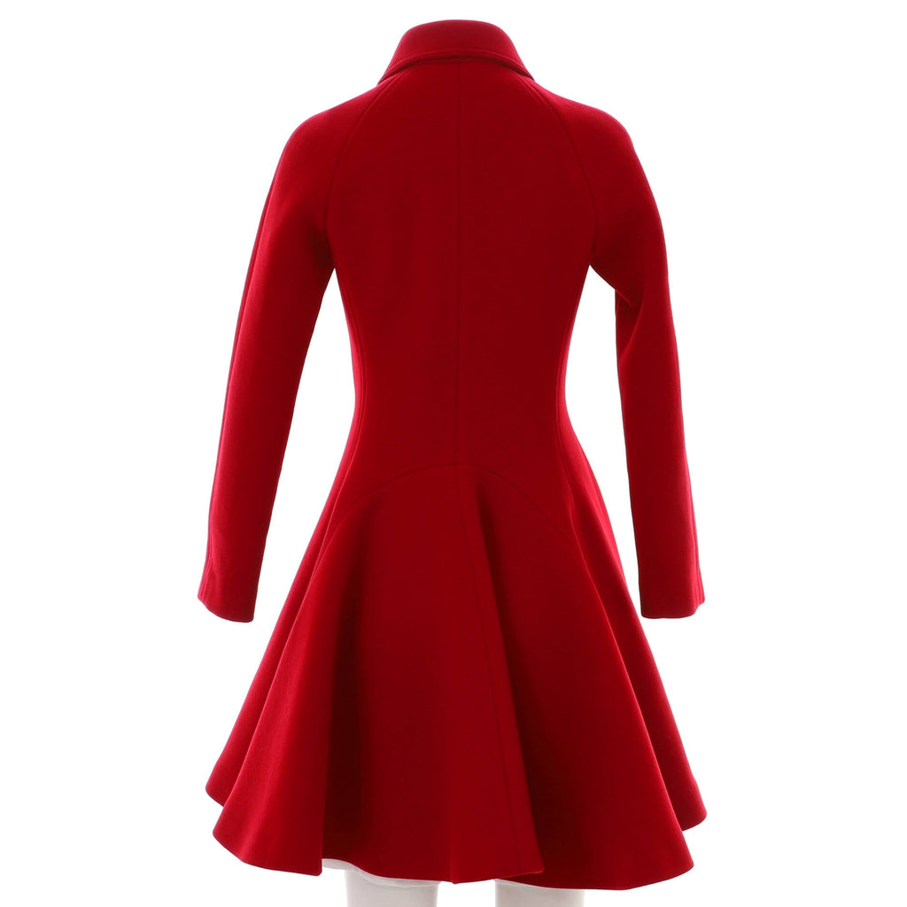 Women's Double Breasted Peacoat Wool