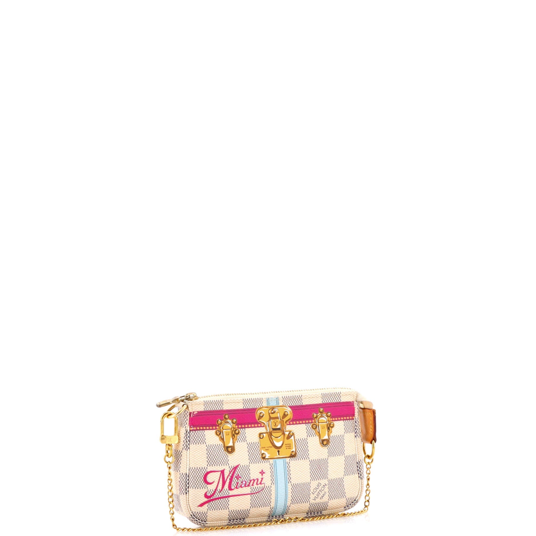 Pochette Accessoires Limited Edition Cities Damier Summer Trunks Mini