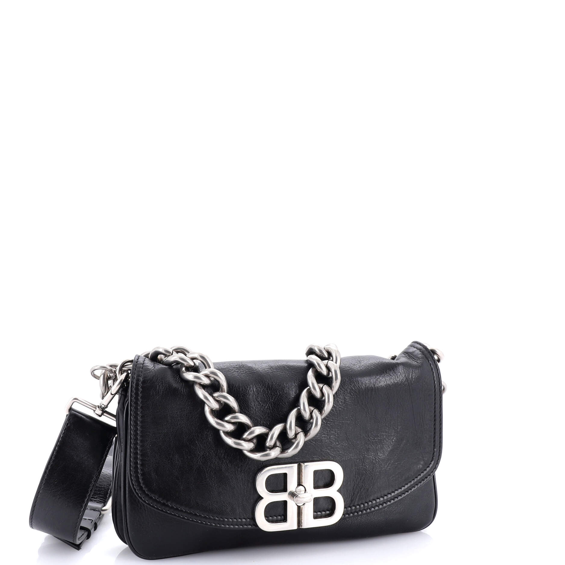 BB Soft Flap Bag Leather Small