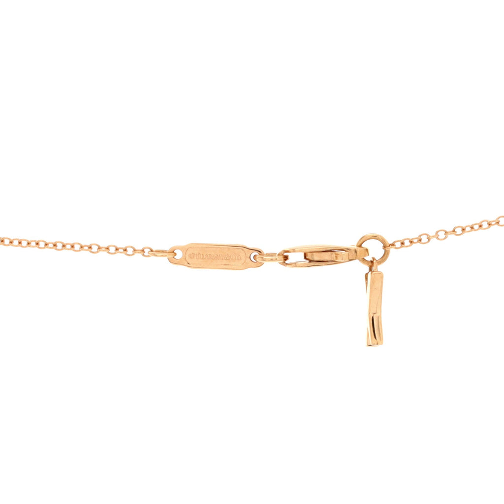 Atlas X Open Pendant Necklace 18K Rose Gold