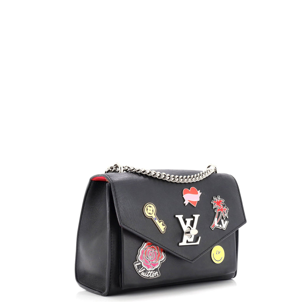Mylockme Handbag Limited Edition Pin Embellished Leather BB
