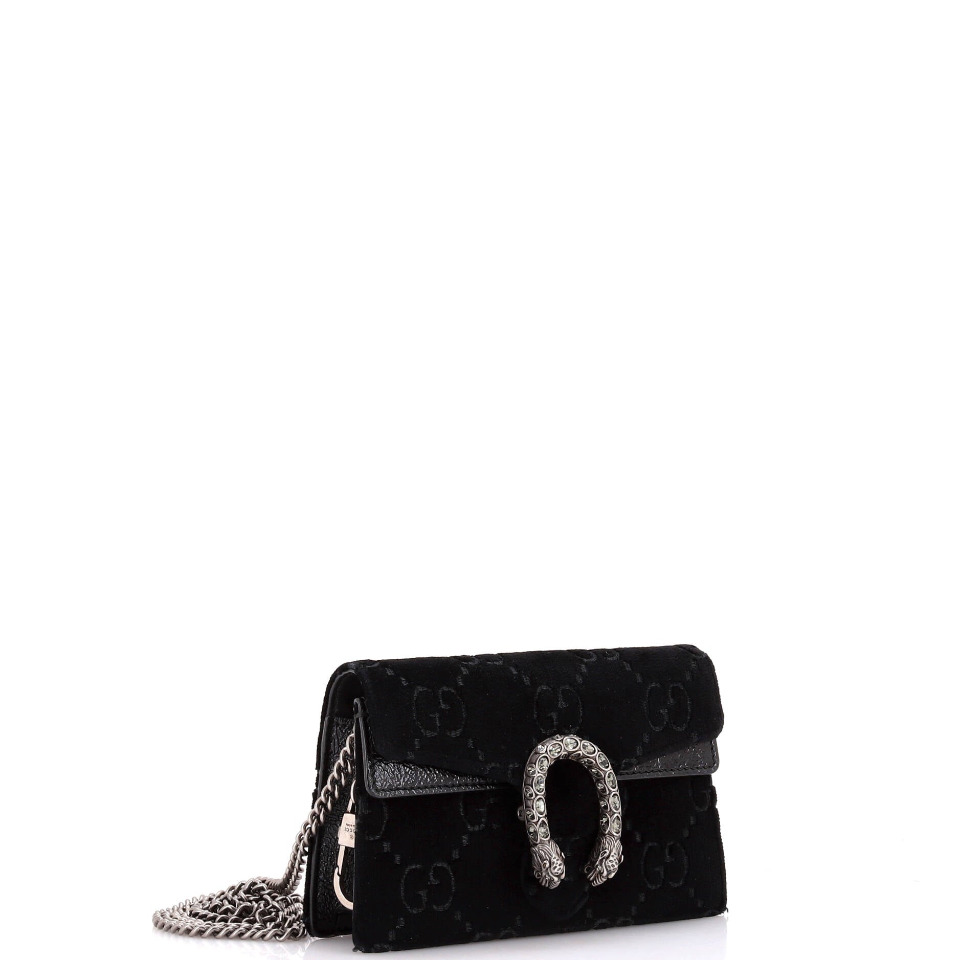Dionysus Bag GG Velvet Super Mini