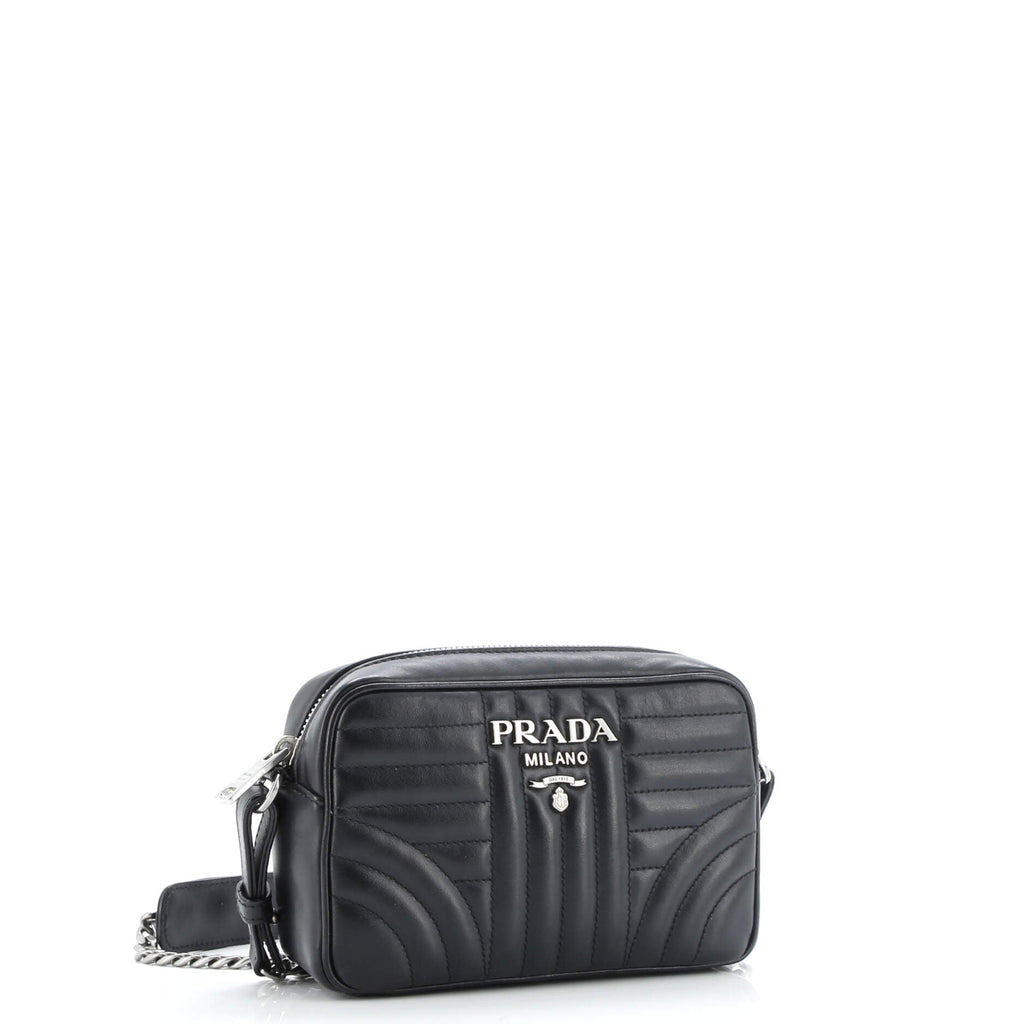 Camera Bag Diagramme Quilted Leather Small
