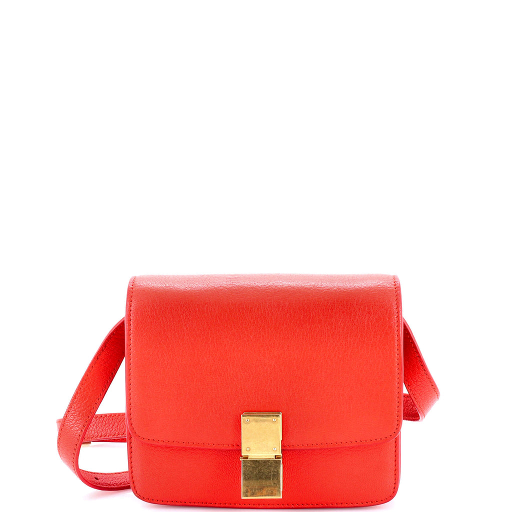 Classic Box Bag Grainy Leather Small