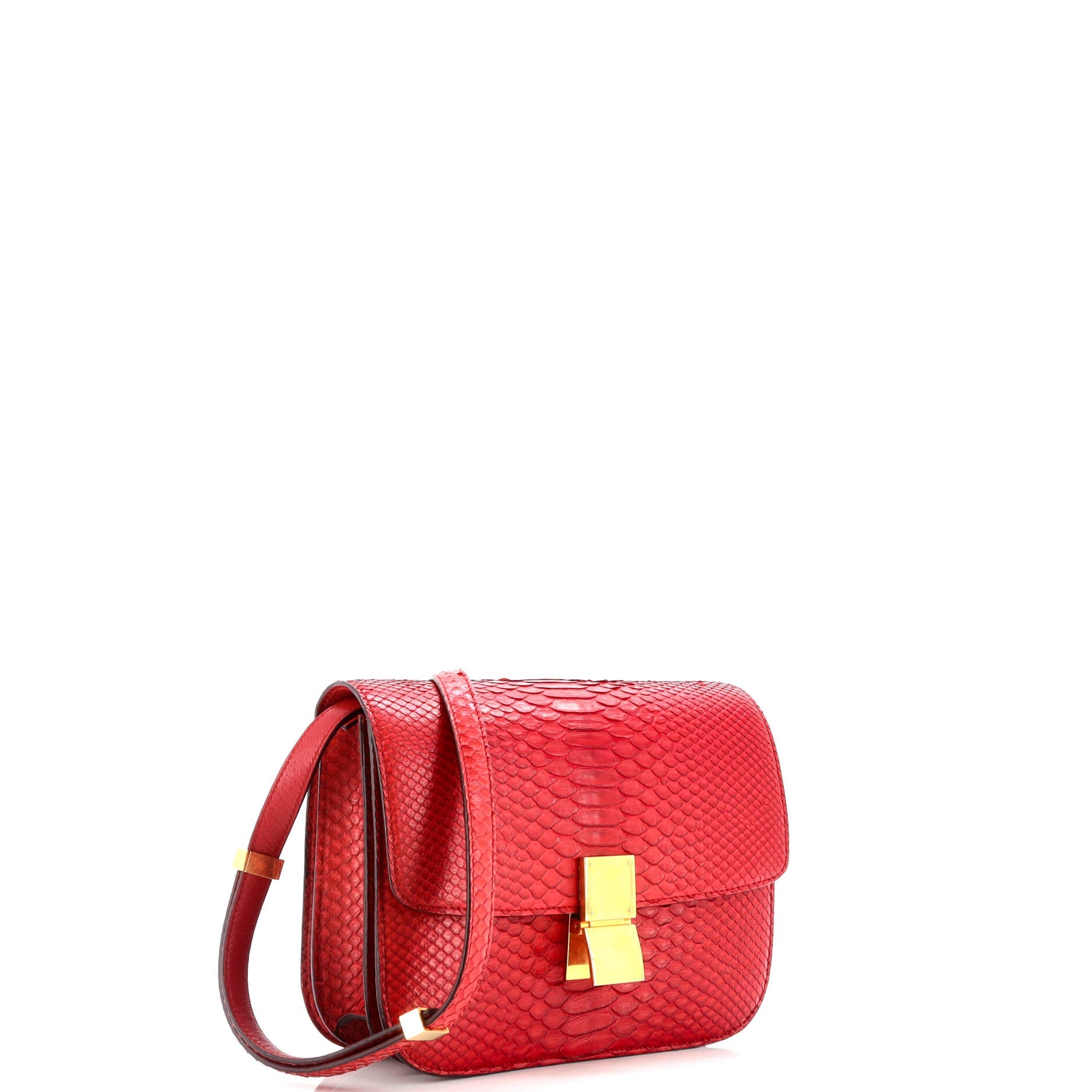 Classic Box Bag Python Medium