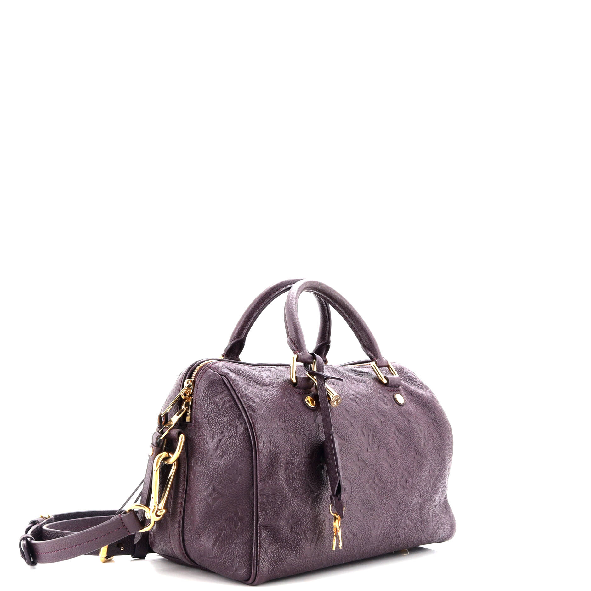 Speedy Bandouliere Bag Monogram Empreinte Leather 25