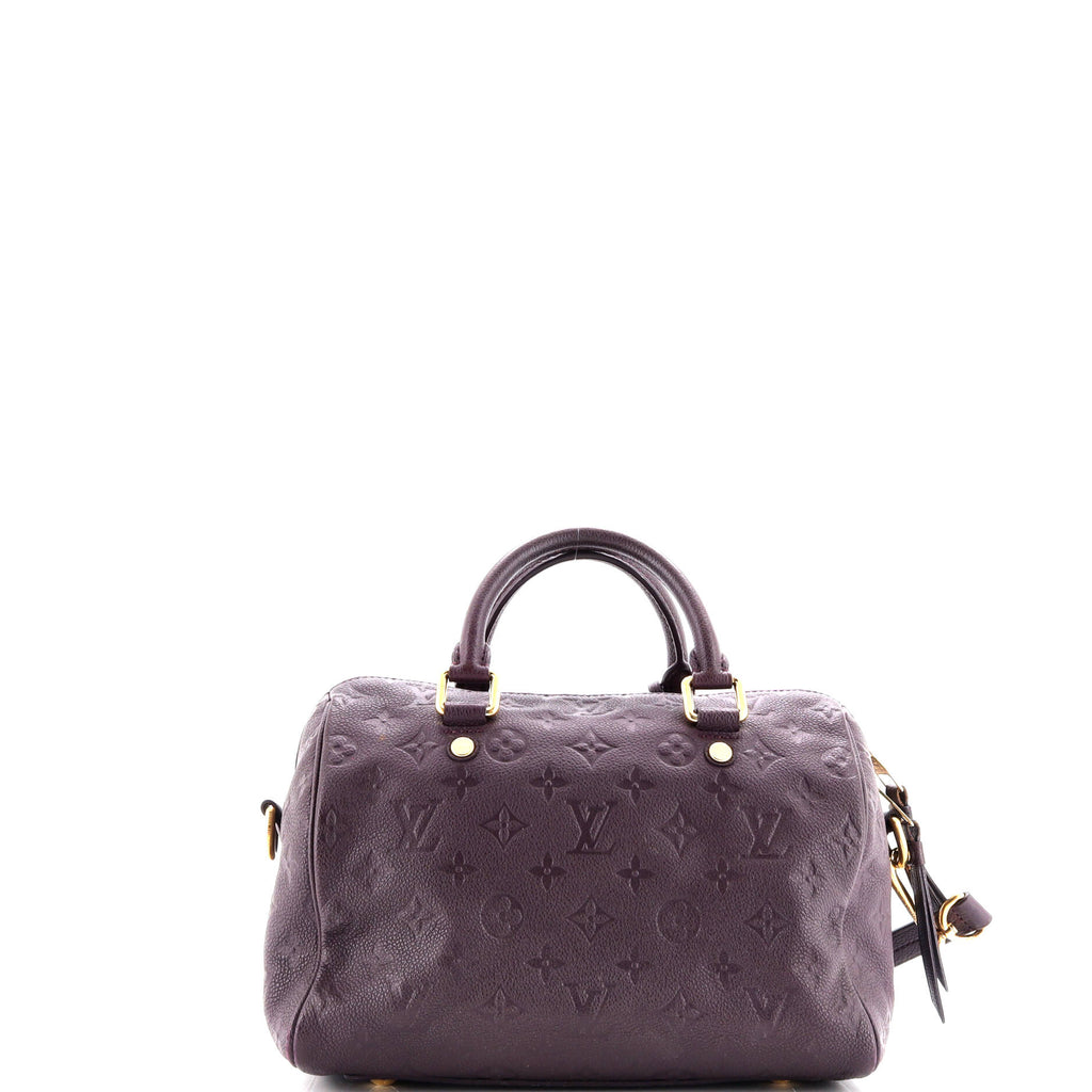 Speedy Bandouliere Bag Monogram Empreinte Leather 25