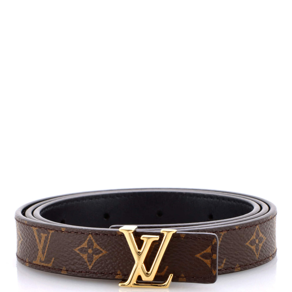 LV Initiales Belt Monogram Canvas Thin 100