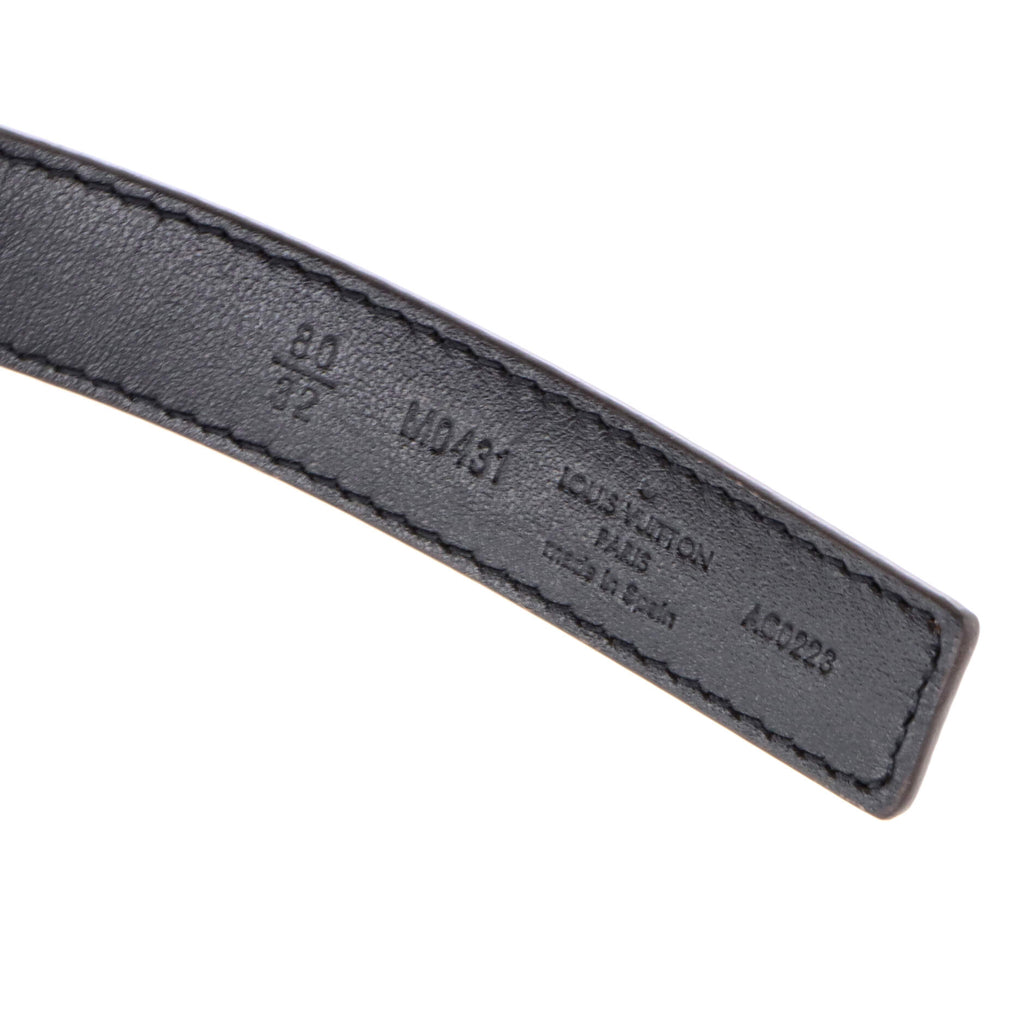 LV Initiales Belt Monogram Canvas Thin 100