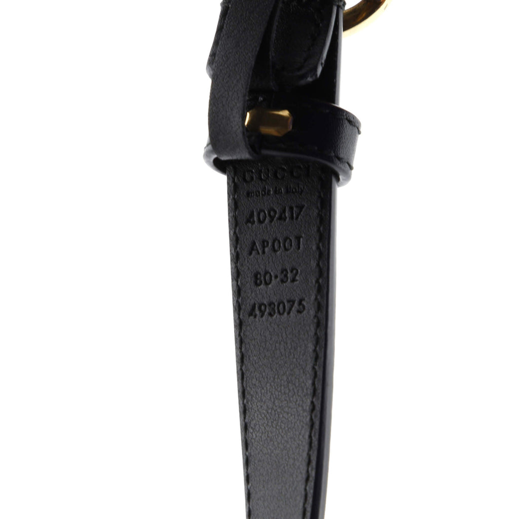 GG Marmont Belt Leather Thin