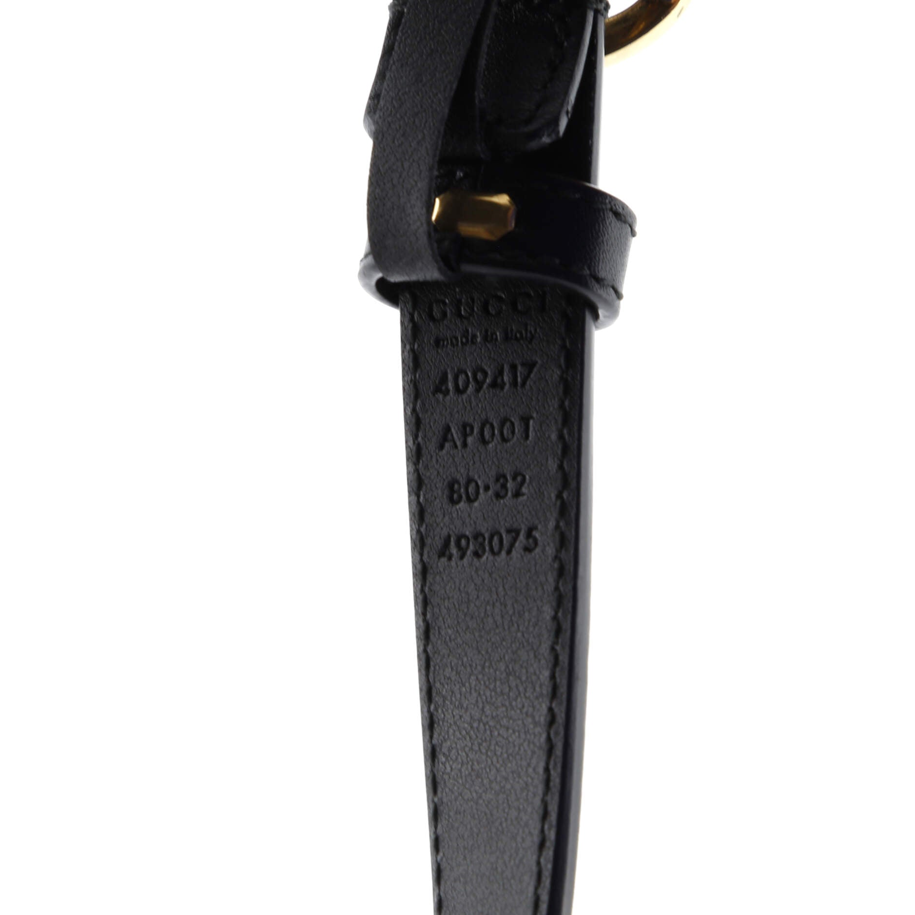 GG Marmont Belt Leather Thin