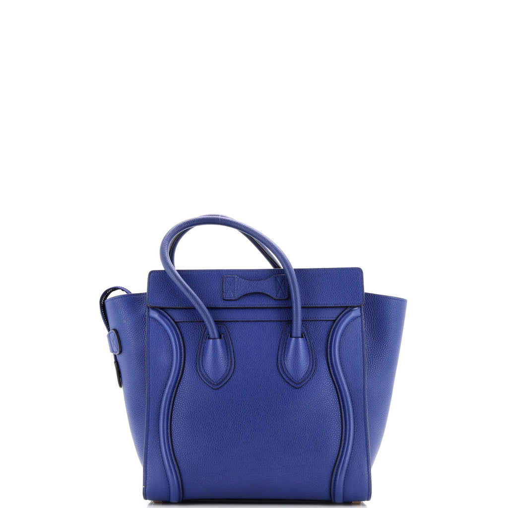 Luggage Bag Grainy Leather Micro