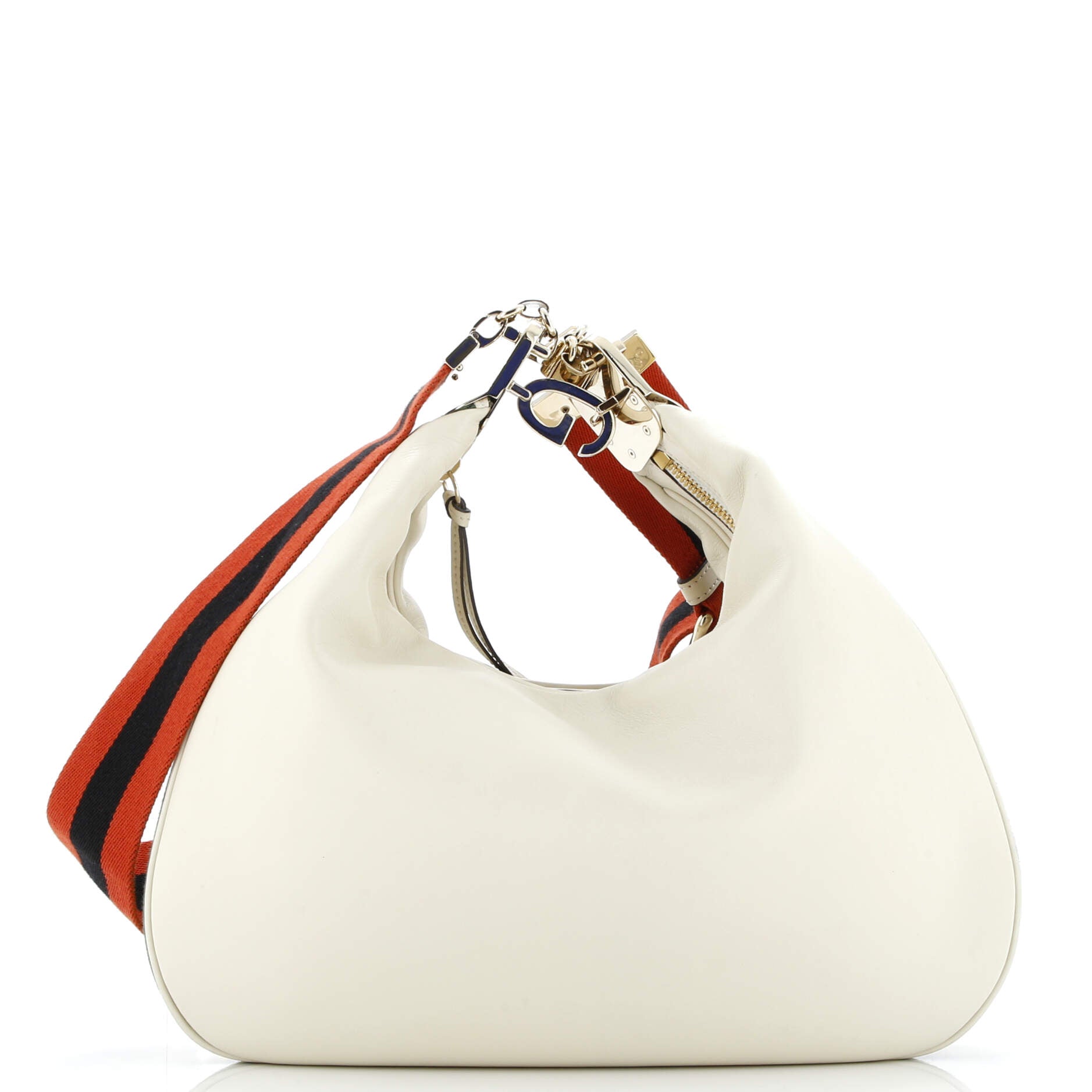 Attache Shoulder Bag Leather Medium