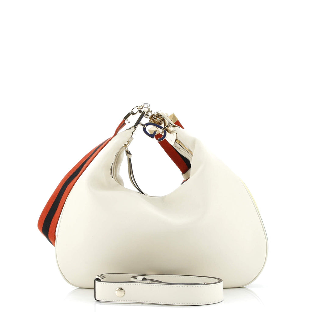 Attache Shoulder Bag Leather Medium