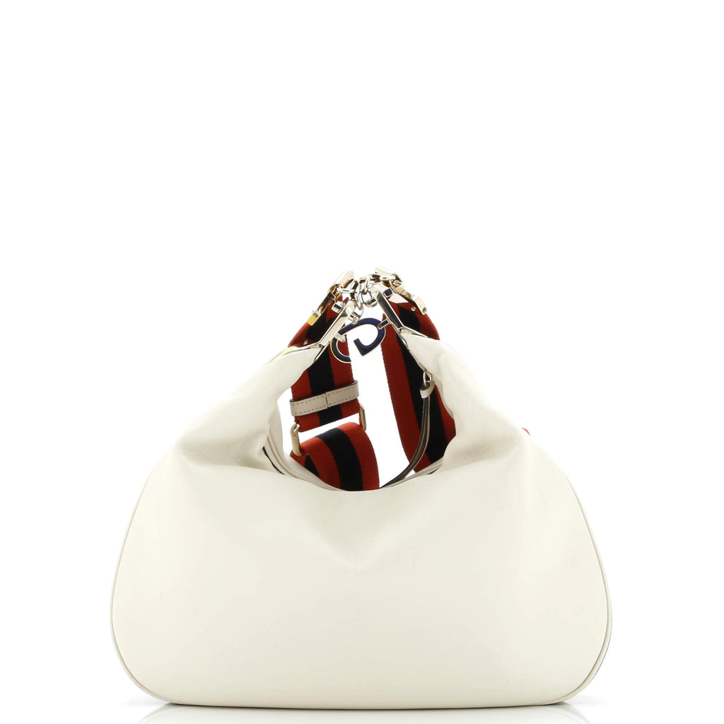 Attache Shoulder Bag Leather Medium