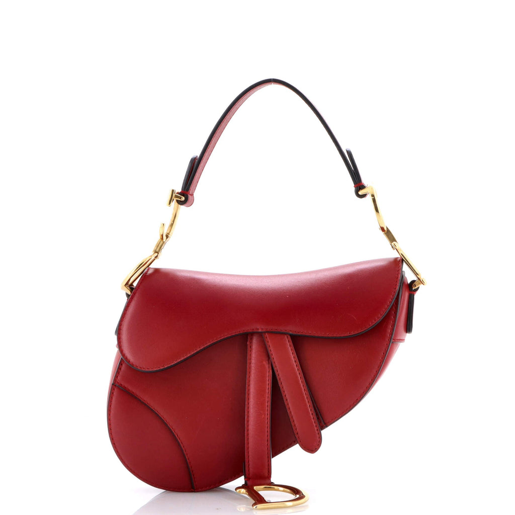Saddle Handbag Leather Mini