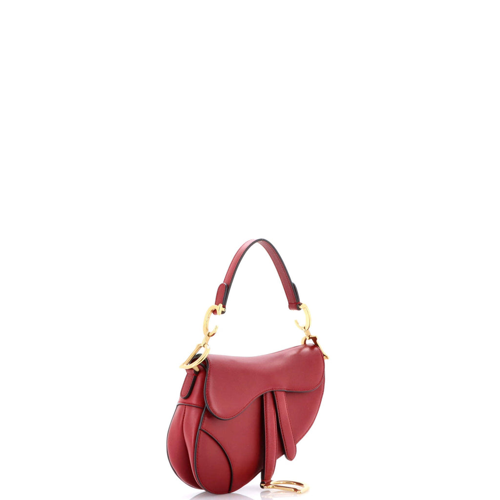 Saddle Handbag Leather Mini