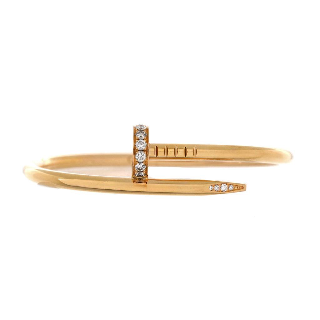 Juste un Clou Bracelet 18K Rose Gold with Diamonds Classic