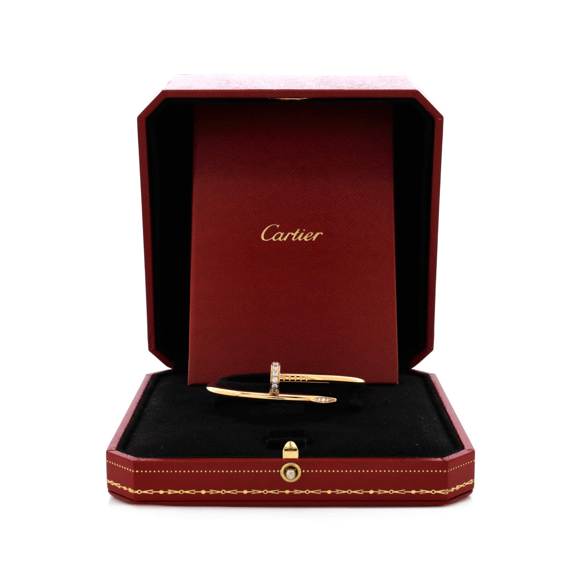 Juste un Clou Bracelet 18K Rose Gold with Diamonds Classic