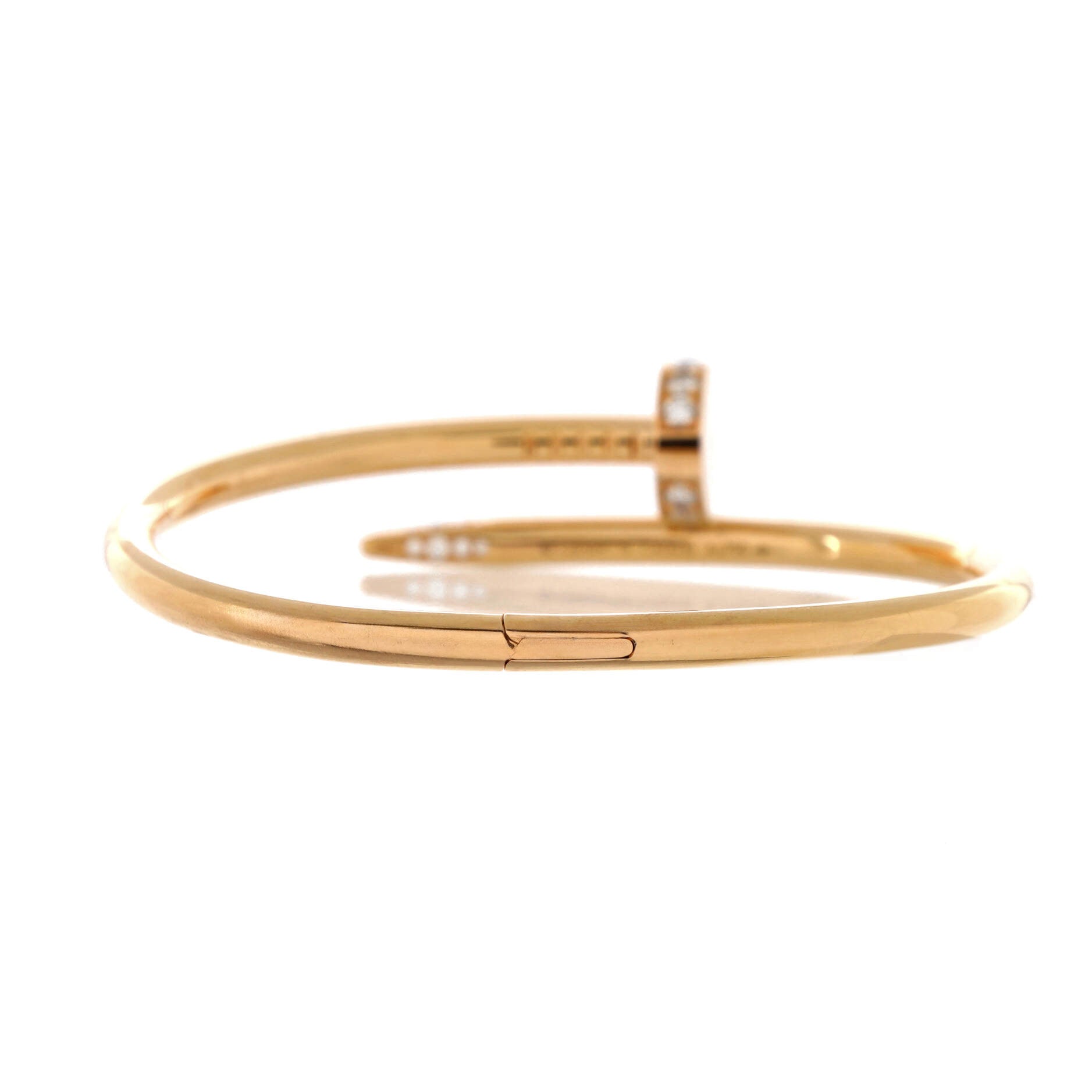 Juste un Clou Bracelet 18K Rose Gold with Diamonds Classic