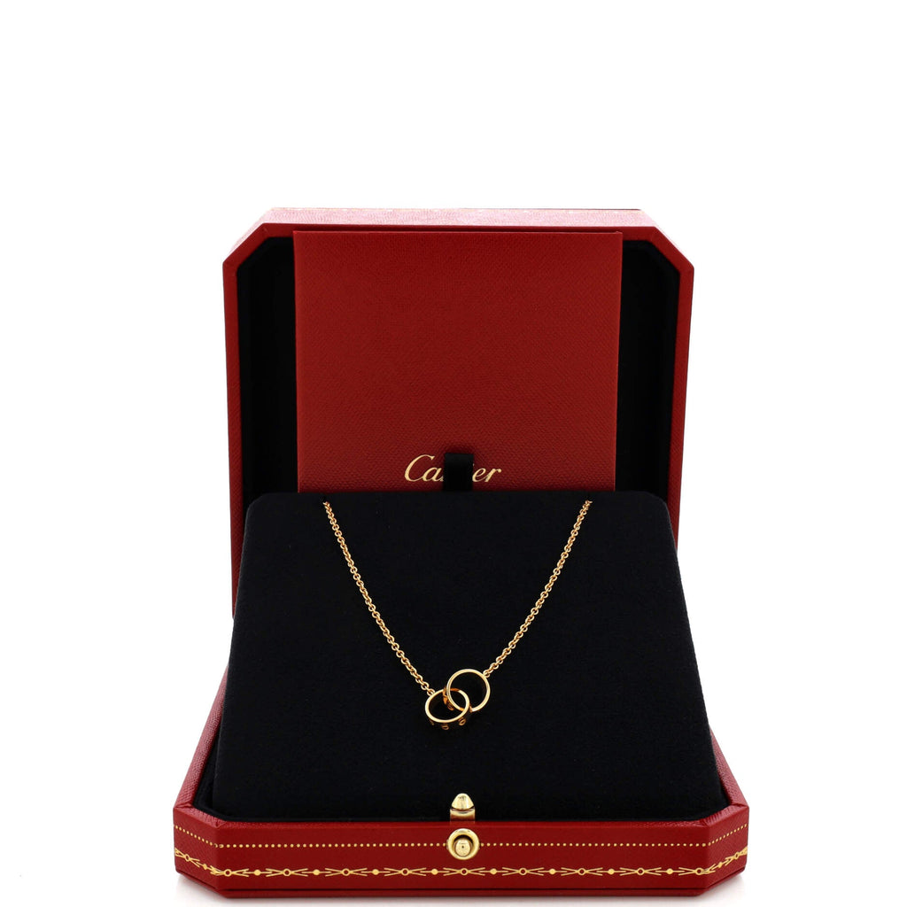 Love Interlocking Necklace 18K Yellow Gold