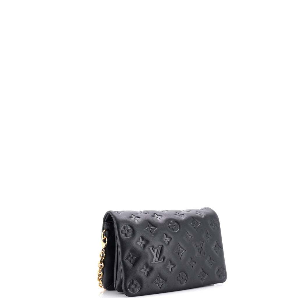 Coussin Pochette Monogram Embossed Lambskin