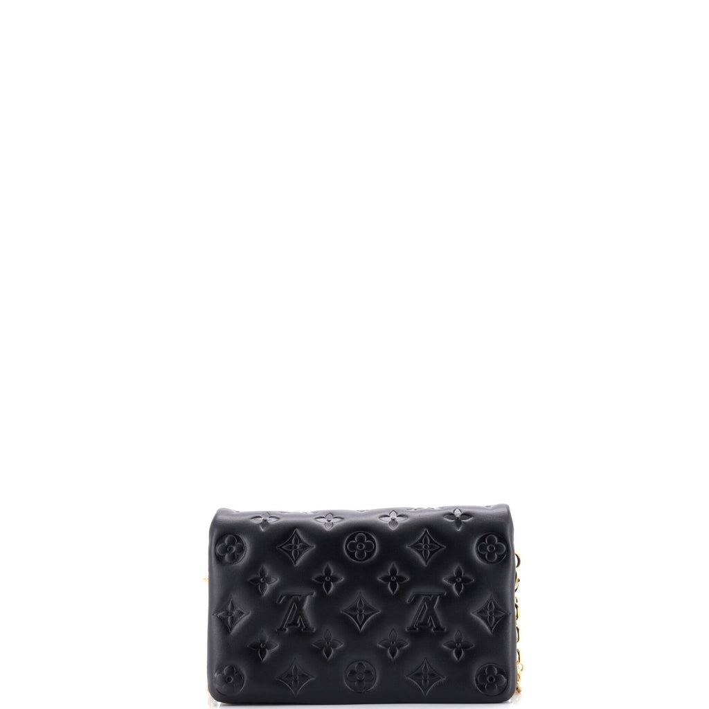 Coussin Pochette Monogram Embossed Lambskin