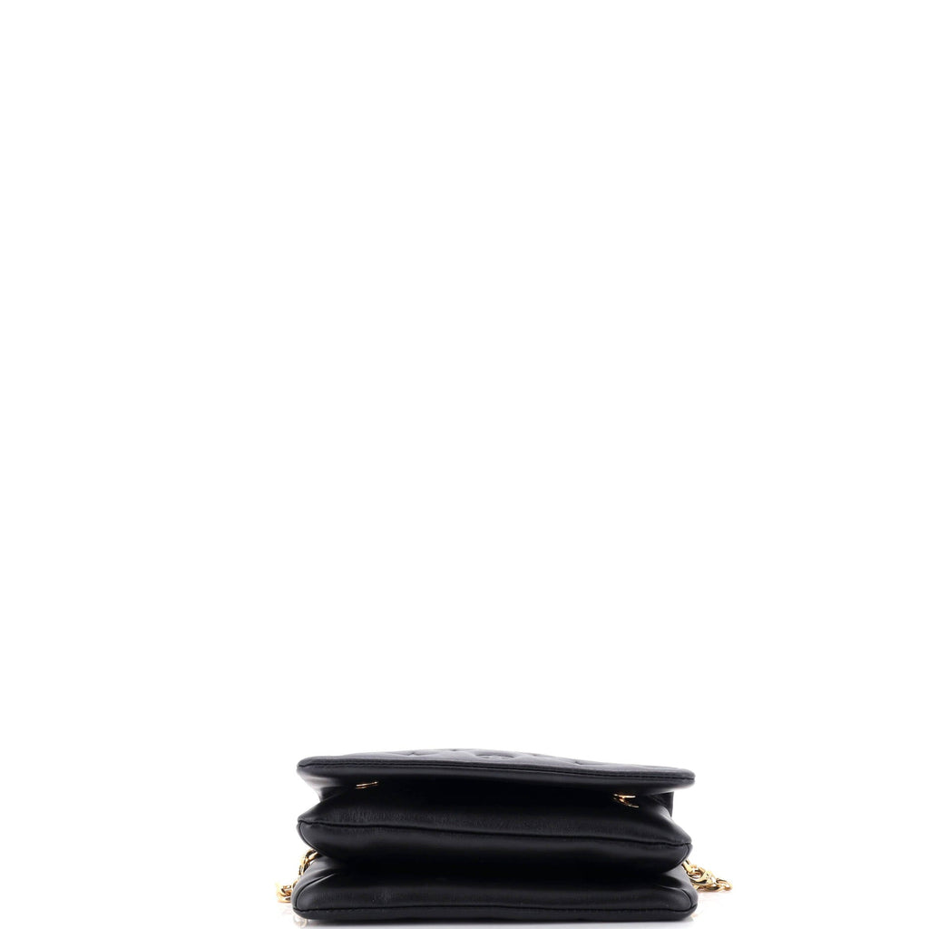 Coussin Pochette Monogram Embossed Lambskin