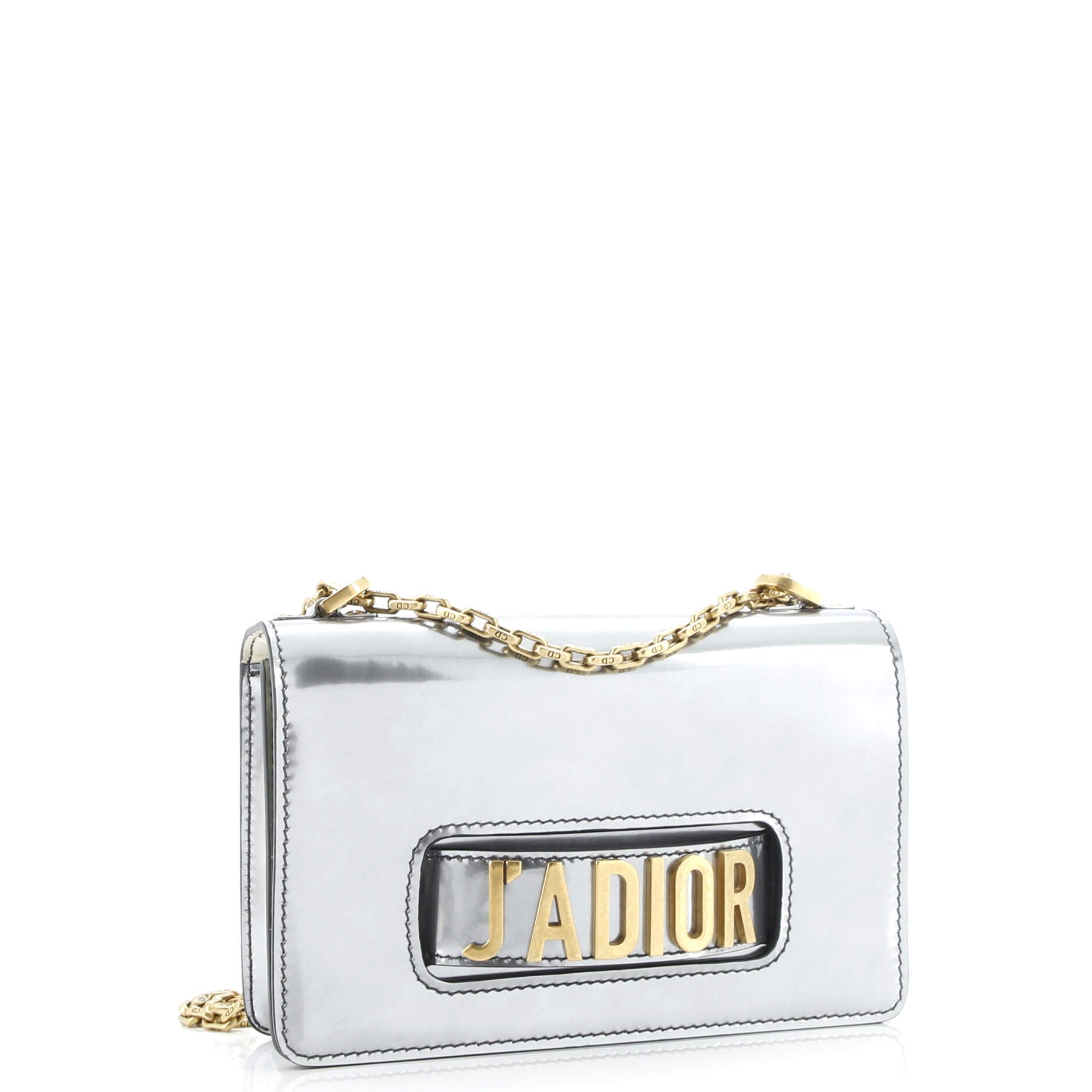 J'Adior Flap Bag Patent Medium