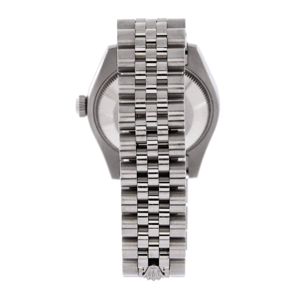 Oyster Perpetual Datejust Automatic Watch Stainless Steel and White Gold with Diamond Markers 31