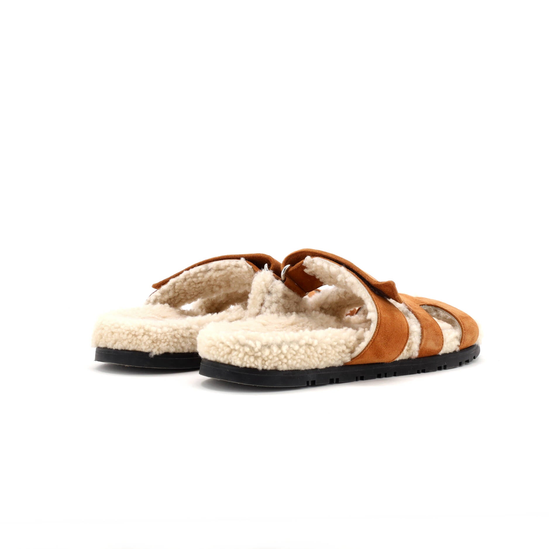 Women's Chypre Sandals Suede with Shearling